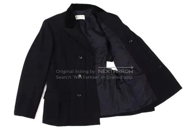 Comme des Garcons Comme Des Garcons size F Won-colored retro suit jacket Size S / US 4 / IT 40 - 5 Thumbnail