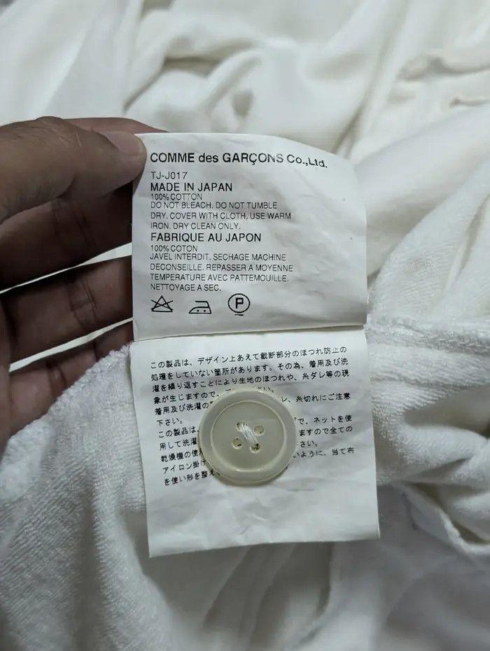 Comme des Garcons S/S 2003 Comme Des Garcons Cotton Cropped Jacket Size M / US 6-8 / IT 42-44 - 11 Thumbnail