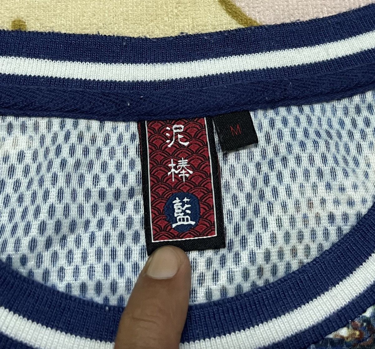 Blue Blue Japan × Japanese Brand NIPPON BLUE by Oniarai Rare Design Shirt Size US M / EU 48-50 / 2 - 10 Thumbnail