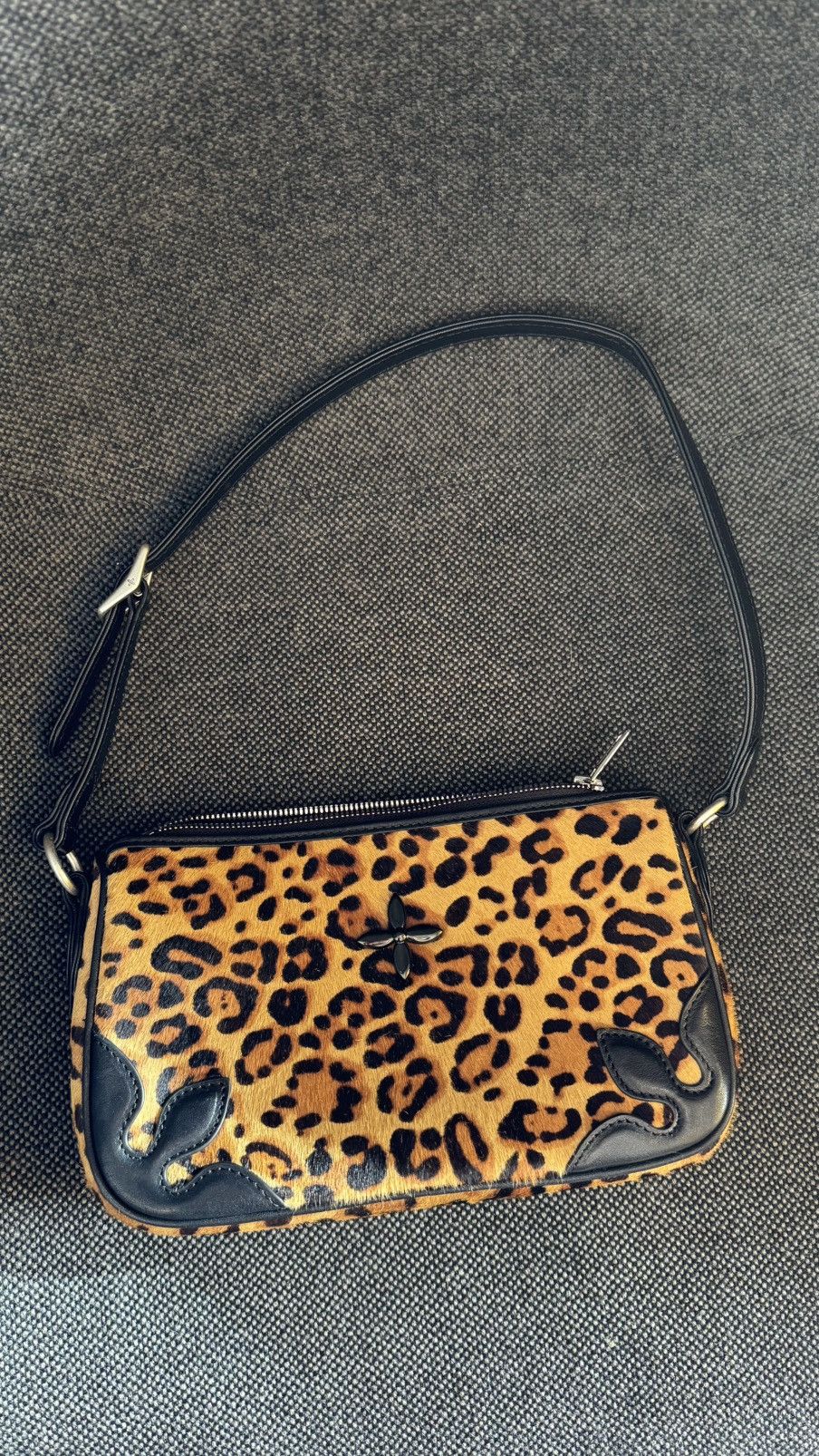 SMFK SMFK COMPASS BADGE CROSS LEOPARD BAG Size ONE SIZE - 3 Thumbnail