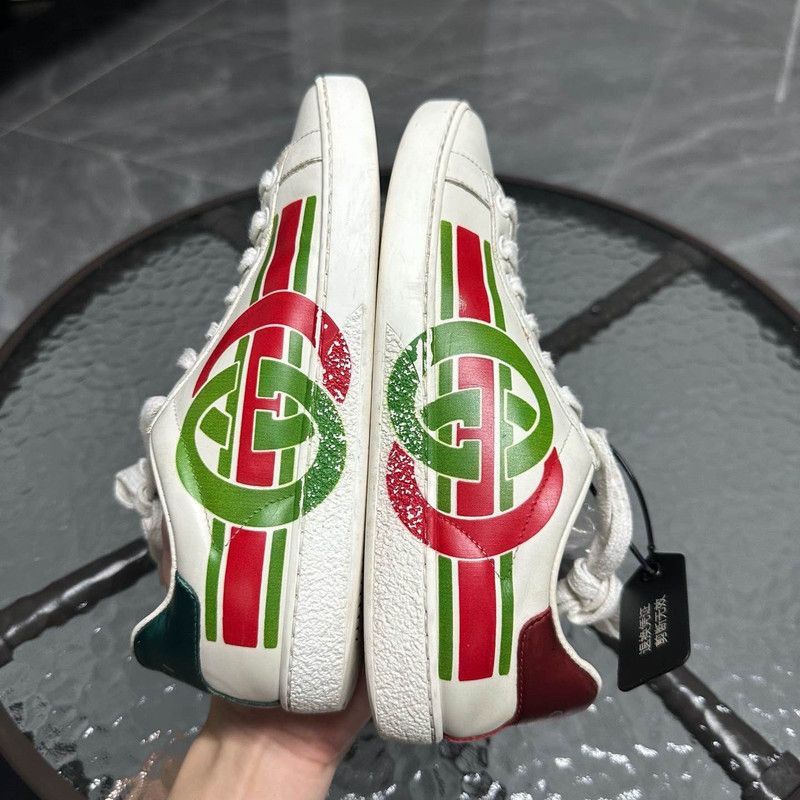 Gucci Gucci Ace Interlocking GG Low-Top Sneakers -2508 Size US 5.5 / IT 35.5 - 8 Thumbnail