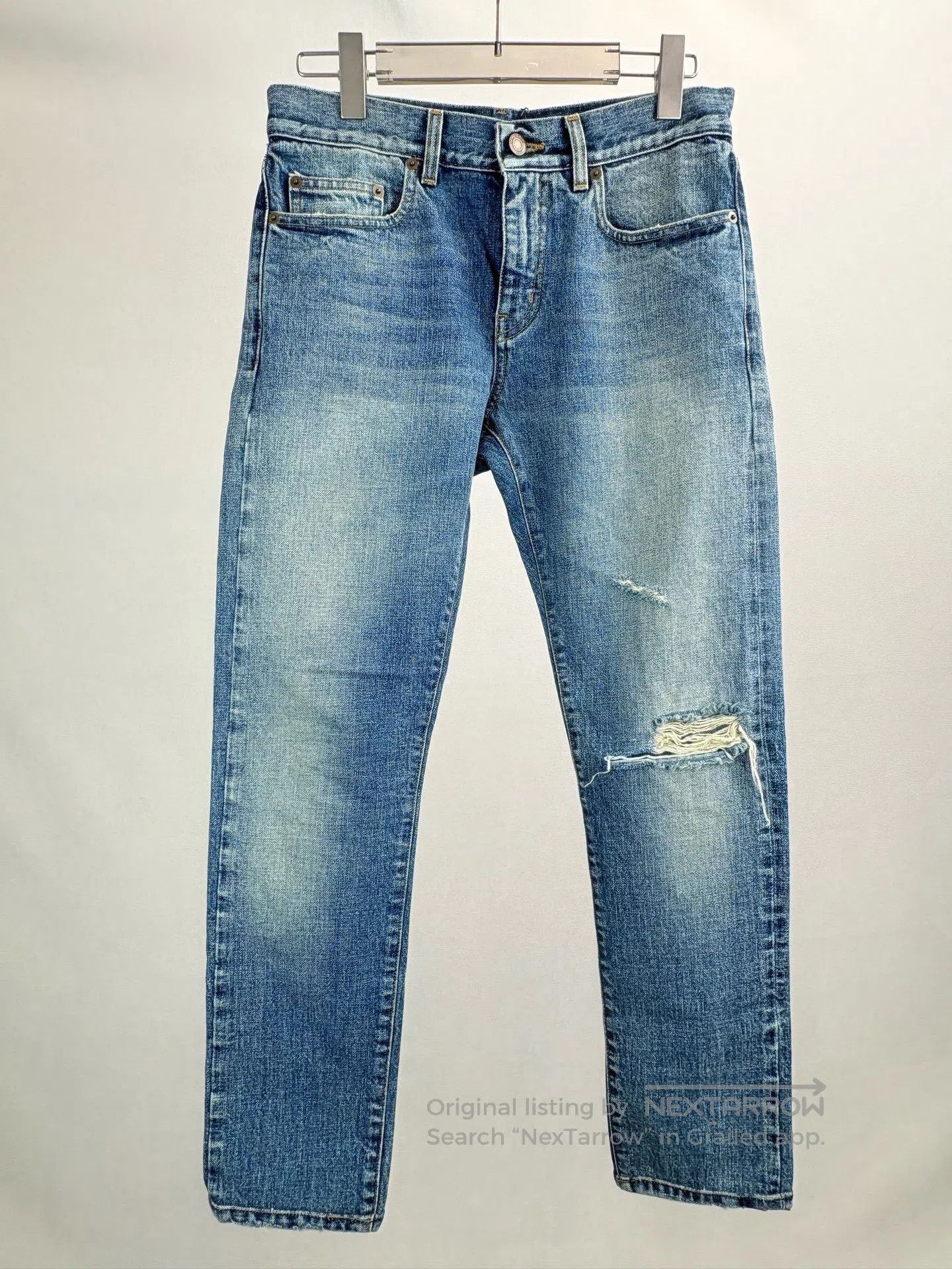 Saint Laurent Paris SAINT LAURENT SLP Washed Blue Jeans. Size 26" / US 2 / IT 38 - 1 Thumbnail