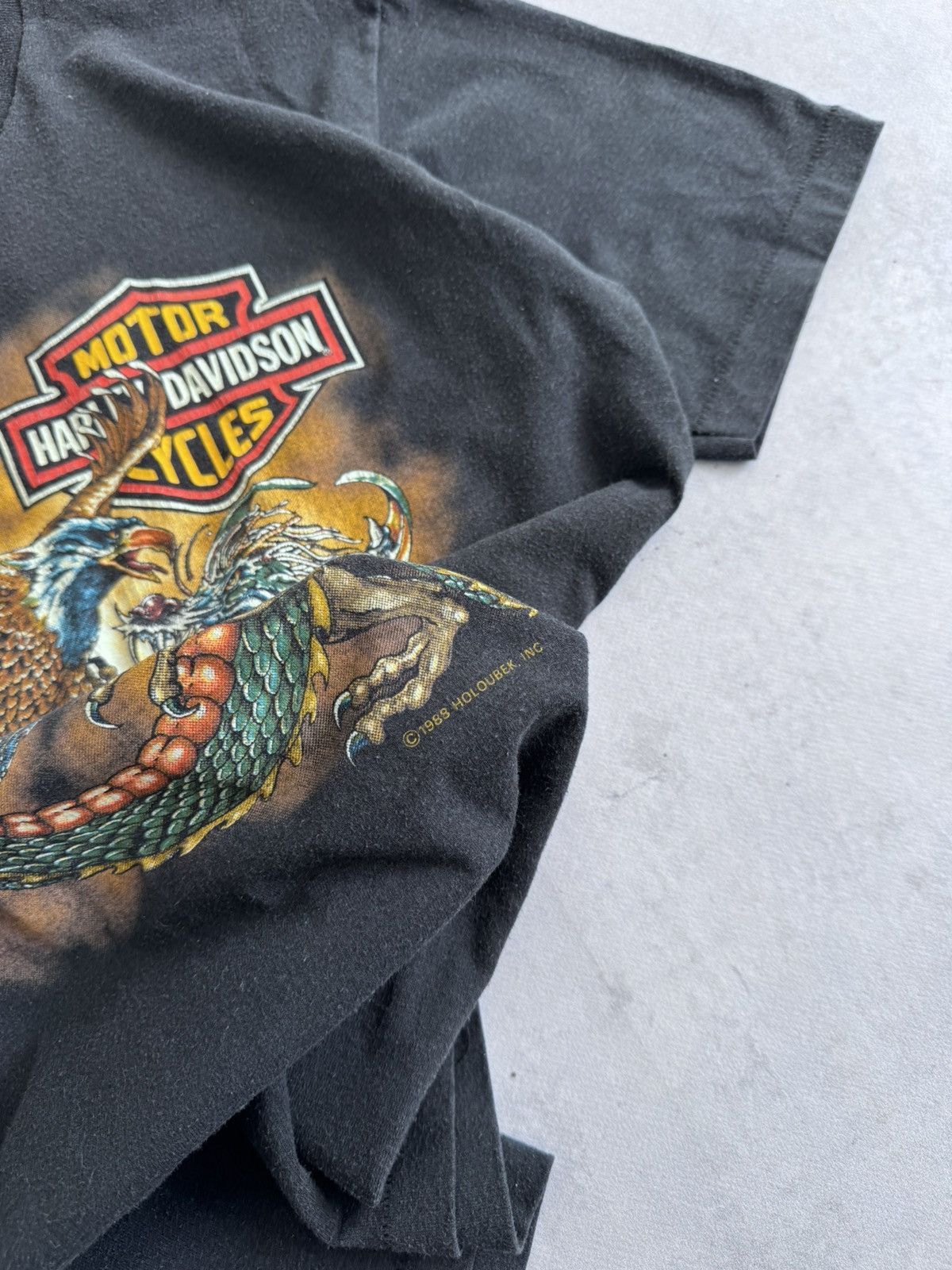 Harley Davidson Vintage 1988 Harley-Davidson Honolulu Hawaii Rare Unisex Tee Size US L / EU 52-54 / 3 - 10 Thumbnail