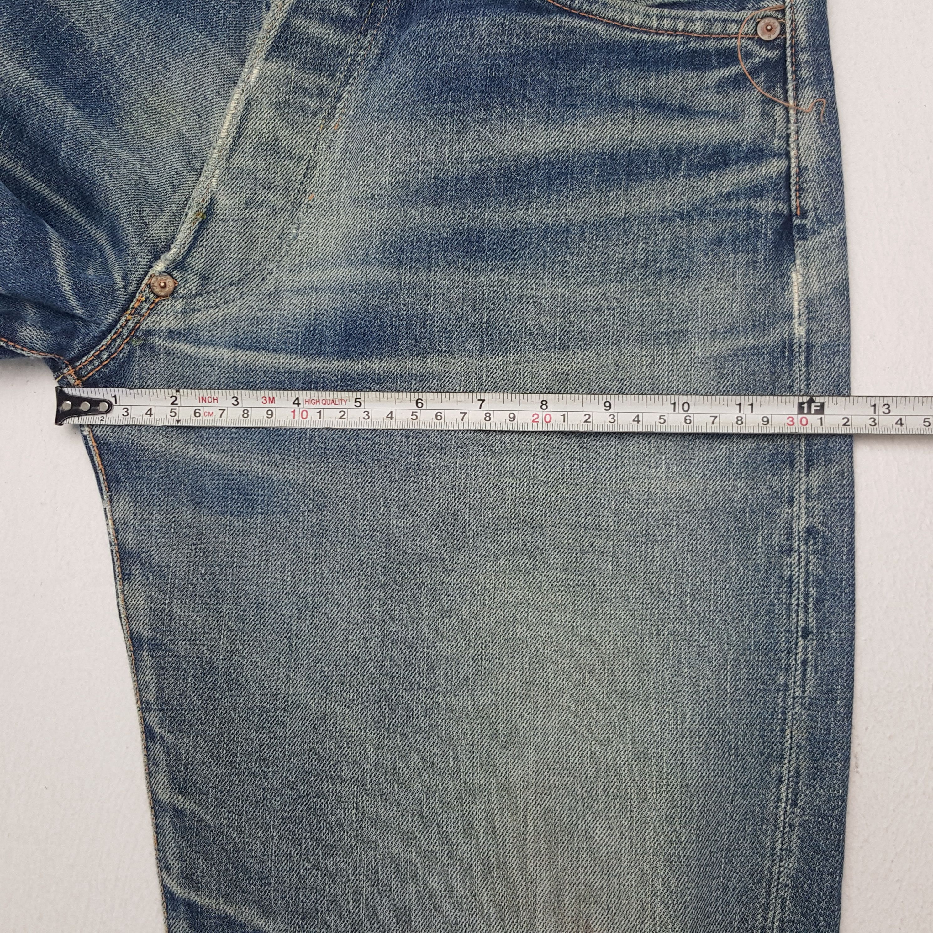 Evisu × Vintage Vintage Evisu Japan Selvedge Custom Daicock Denim Jeans Size US 27 - 9 Thumbnail