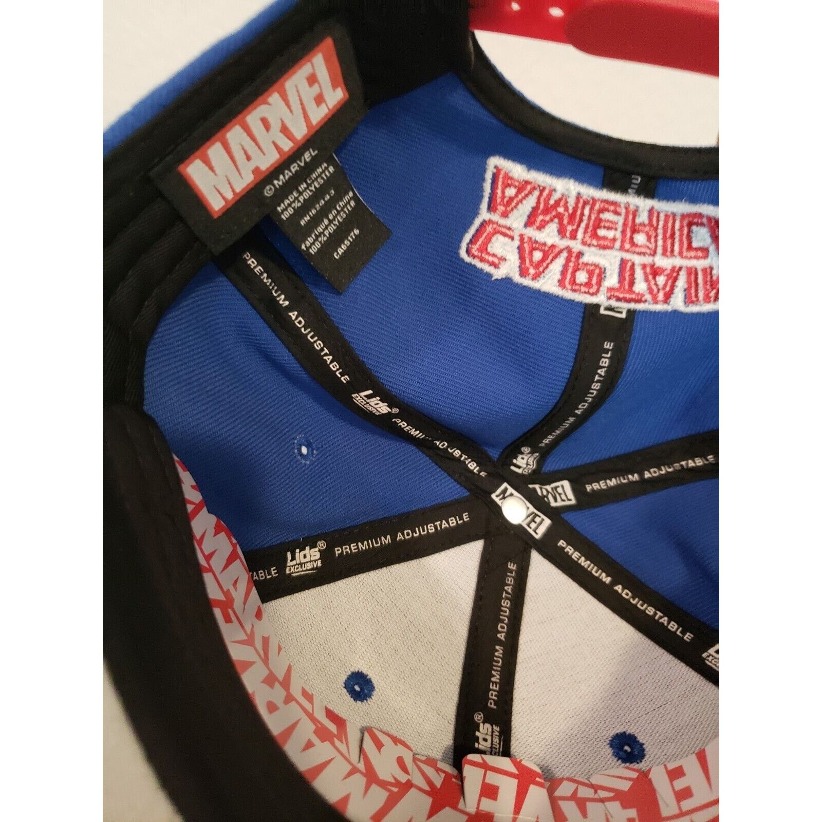 Lids Captain America Hat Cap Marvel Avengers Snap Snapback Lids Size ONE SIZE - 6 Thumbnail