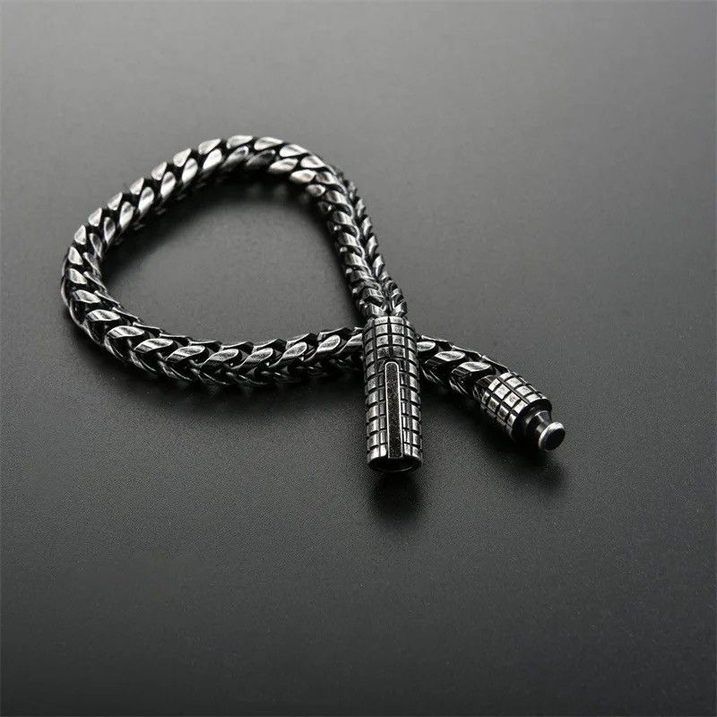 Other 6MM Antique Curb Link Chain Bangles Bracelet Size ONE SIZE - 5 Thumbnail