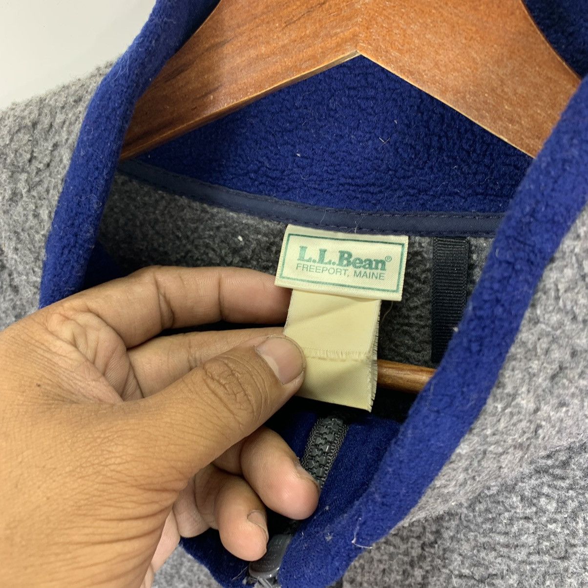 L.L. Bean 🔥🔥VINTAGE LL BEAN OUTDOOR HUNTING FLEECE SWEATER Size US M / EU 48-50 / 2 - 7 Thumbnail