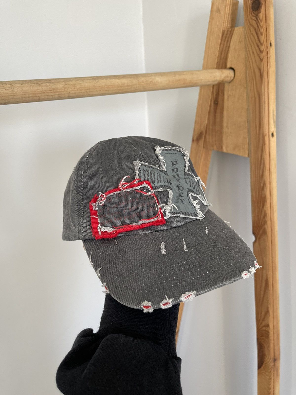 Hysteric Glamour 90s Archive Y2k Diesel Style Distressed Cross Punk Emo Cap Size ONE SIZE - 3 Thumbnail