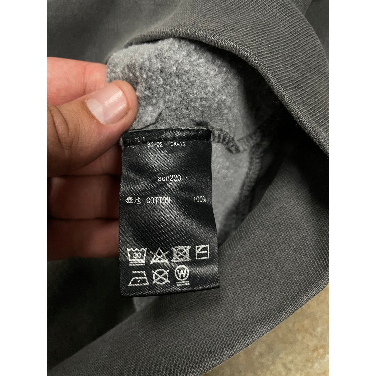 Other Artcheny Hoodie Grey Sculpture Used 4 (Large) Size US L / EU 52-54 / 3 - 3 Thumbnail