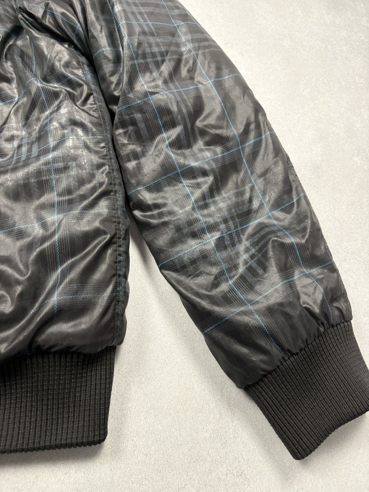 Dolce & Gabbana Dolce & Gabbana Sport 2000s Black Check Puffer Jacket VTG Size US L / EU 52-54 / 3 - 7 Thumbnail