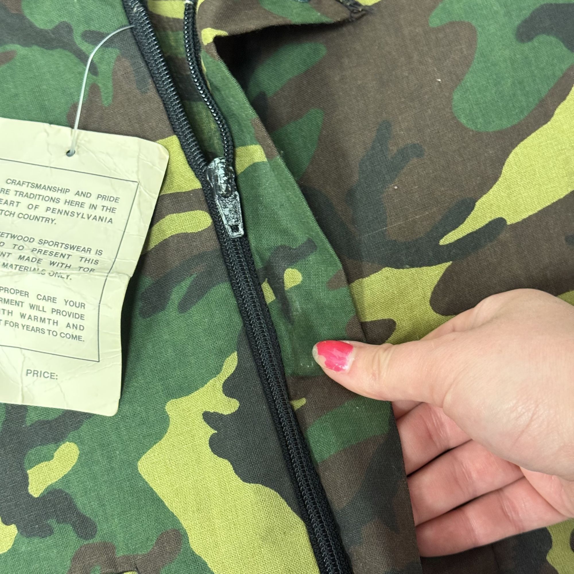 Other NWT Vtg Fleetwood Sportswear CAMOUFLAGE Hunting Coveralls Size US 38 / EU 54 - 6 Thumbnail