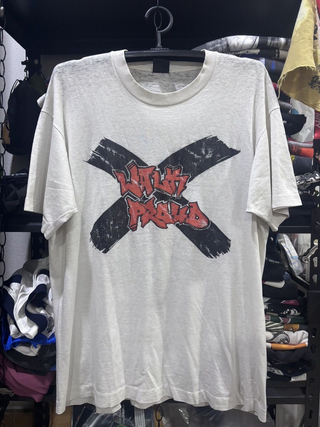 Band Tees Vintage Walk Proud Size US XL / EU 56 / 4 - 1 Thumbnail