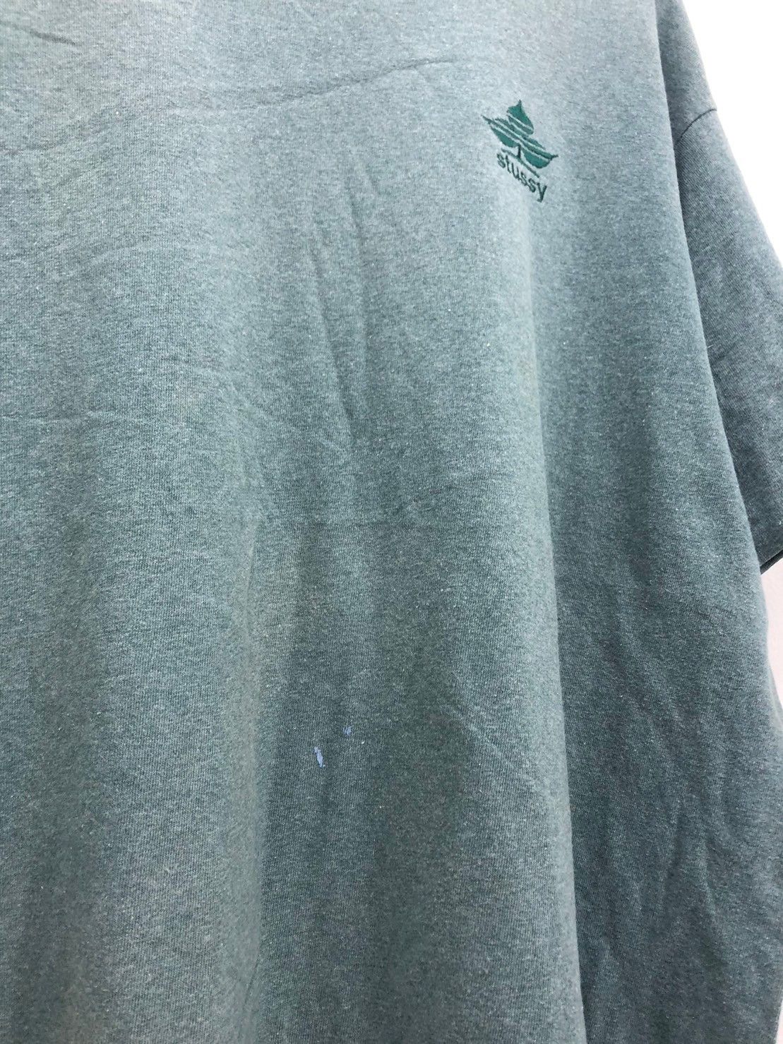 Stussy × Vintage Vintage 90's Stussy Spade Embroidered shirt wts01 Size US XL / EU 56 / 4 - 4 Thumbnail