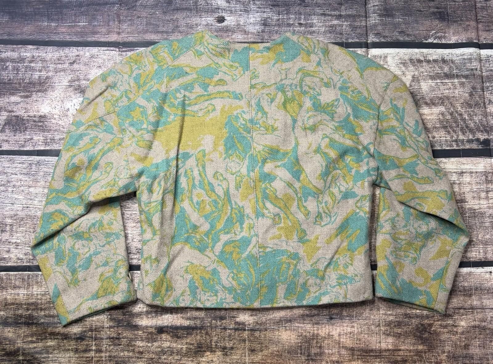 The Unbranded Brand VTG Wool Jacket Womens Medium Made in France Double Breasted Size M / US 6-8 / IT 42-44 - 3 Thumbnail