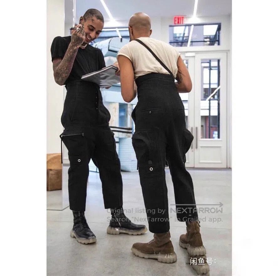 Rick Owens high waist cargo pants by rick owens. Size US 38 / EU 54 - 5 Thumbnail