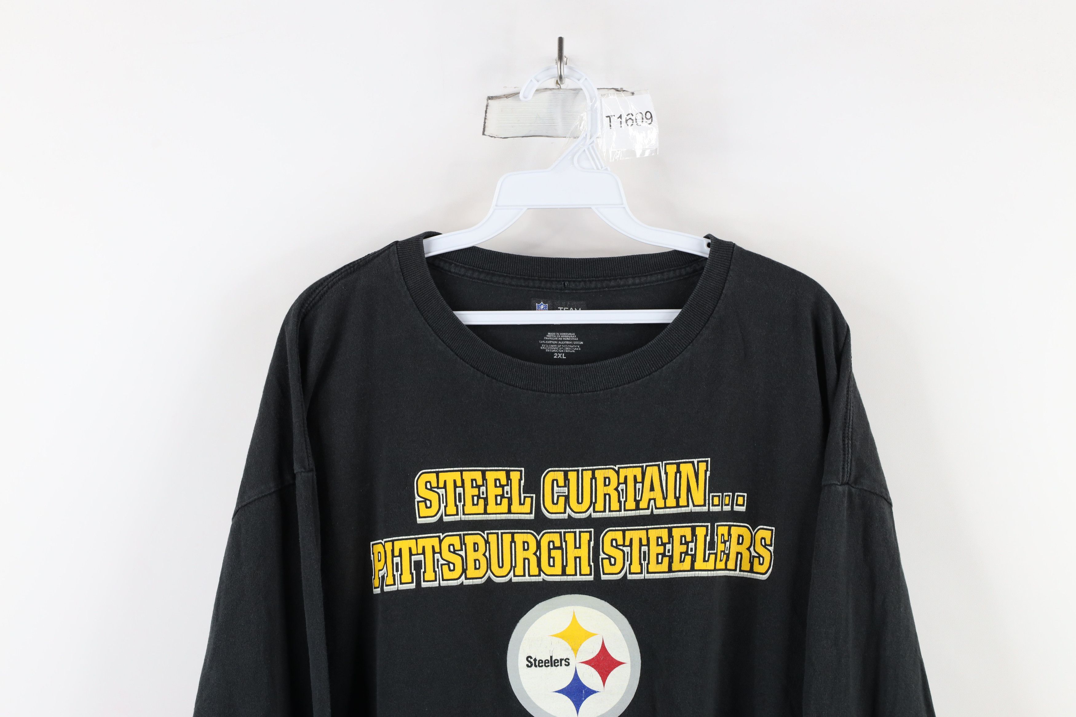 Vintage Vintage Y2K Steelers Football Long Sleeve T-Shirt Black Size US XXL / EU 58 / 5 - 2 Thumbnail