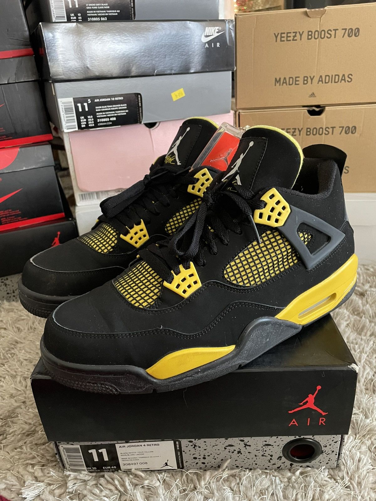 Jordan Brand Jordan 4 Thunder Size US 11 / EU 44 - 1 Thumbnail