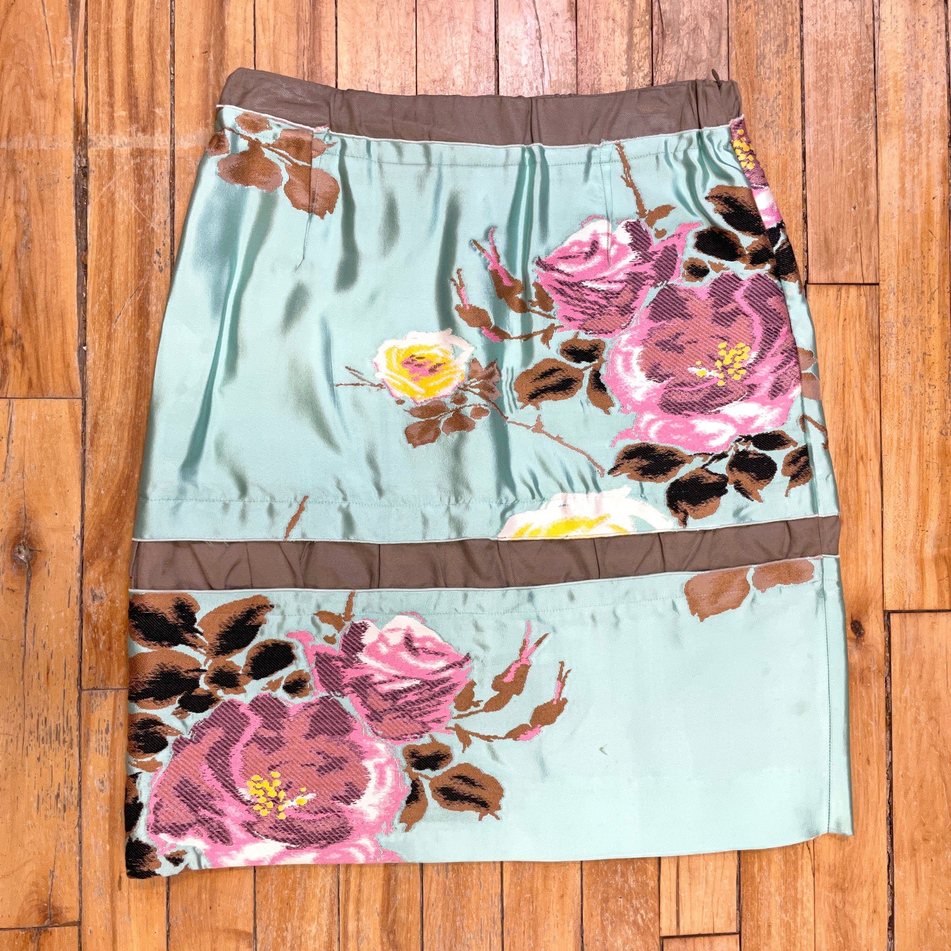 Marni Marni Fall '09 Vintage Designer Embroidered Floral Skirt Size 30" Size 30" / US 8 / IT 44 - 6 Thumbnail