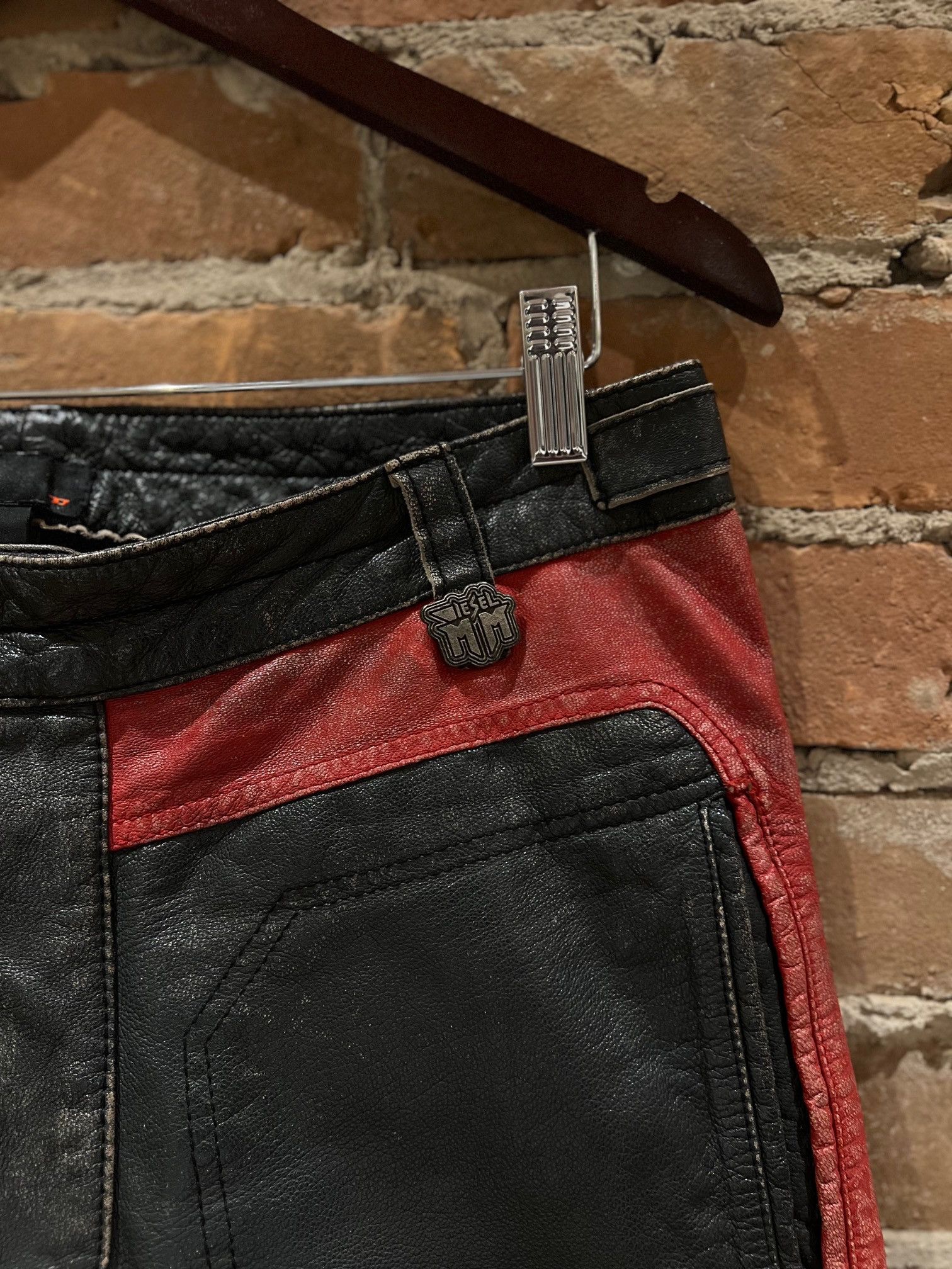 Diesel Diesel “Industry Division” Two-Tone Leather Pants Size US 32 / EU 48 - 6 Thumbnail