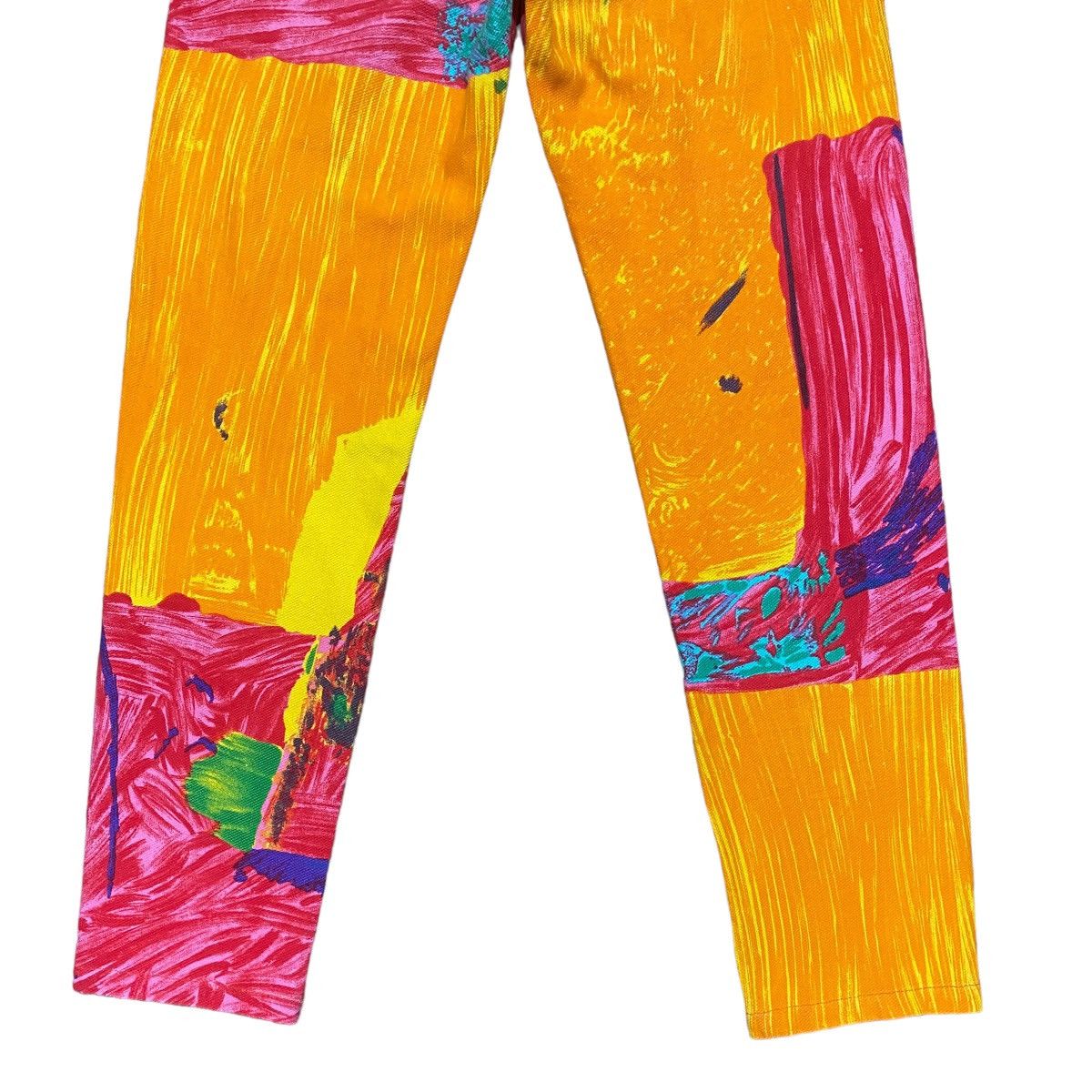 Issey Miyake Archive Issey Miyake Multi Colour Artisanal Painter Jeans Size 24" / US 00 / IT 34 - 12 Thumbnail