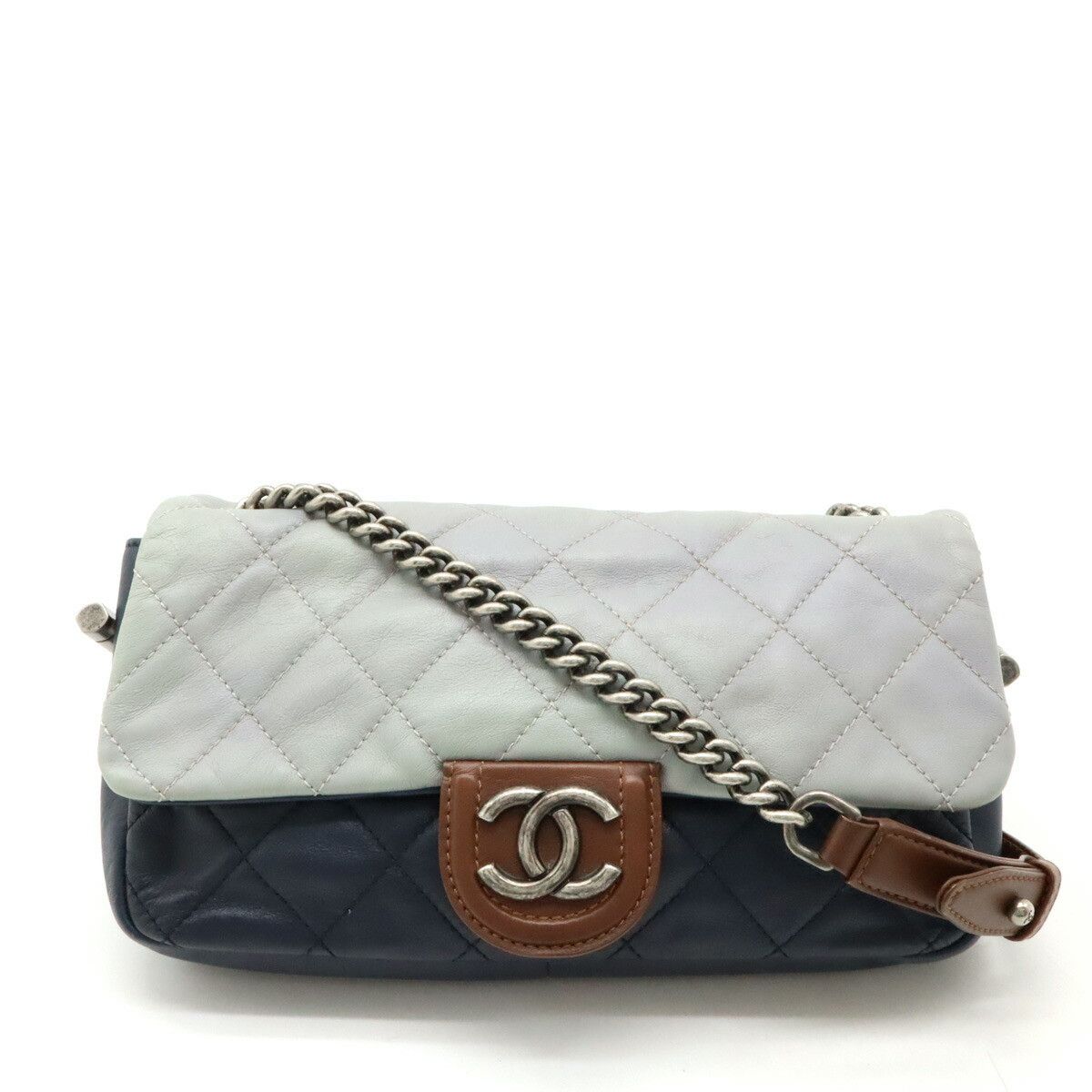 Chanel Chanel Chanel Matelasse Coco Mark Leather Shoulder Bag Leather Shoulder Bag Size ONE SIZE - 1 Thumbnail