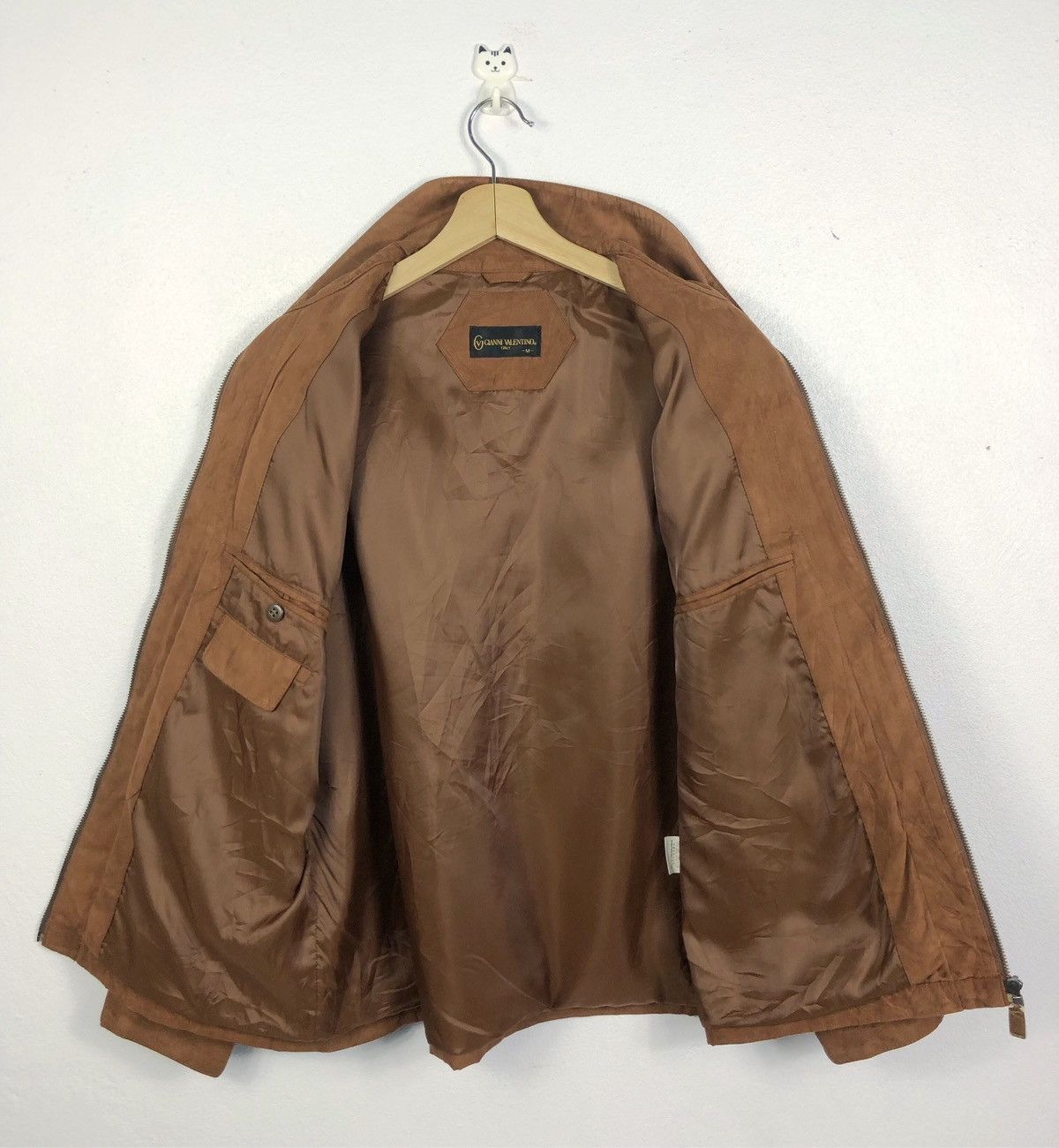 Gianni Valentino Rare Vintage Gianni Valentino Italy Zipper Jacket Size US M / EU 48-50 / 2 - 8 Thumbnail