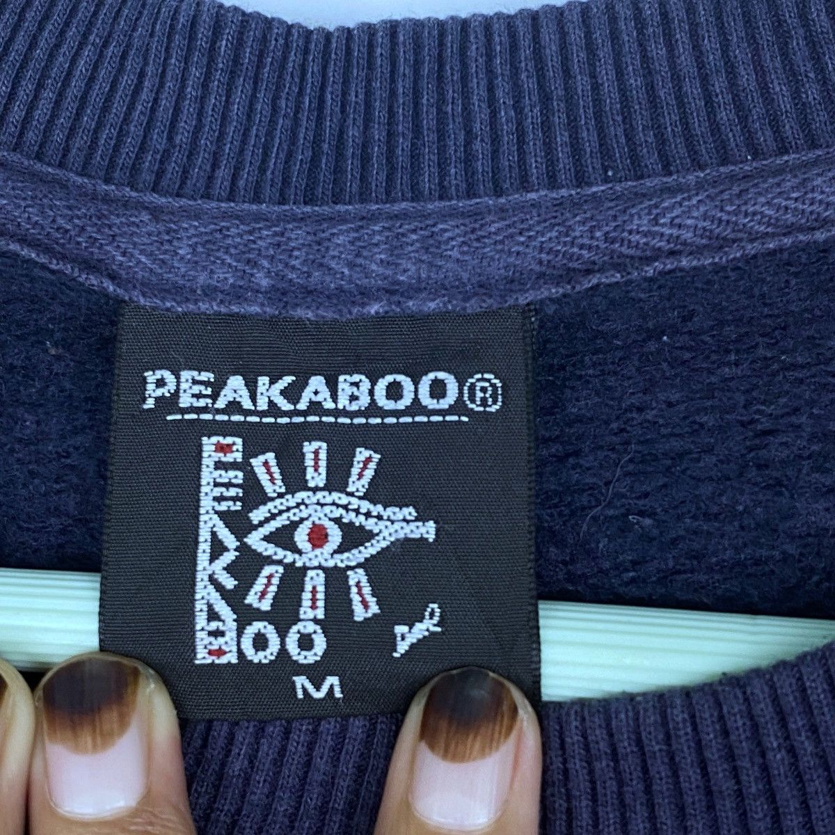 Designer × Vintage Peakaboo Sweatshirt Crewneck Pull Over Jumper Size US M / EU 48-50 / 2 - 6 Thumbnail