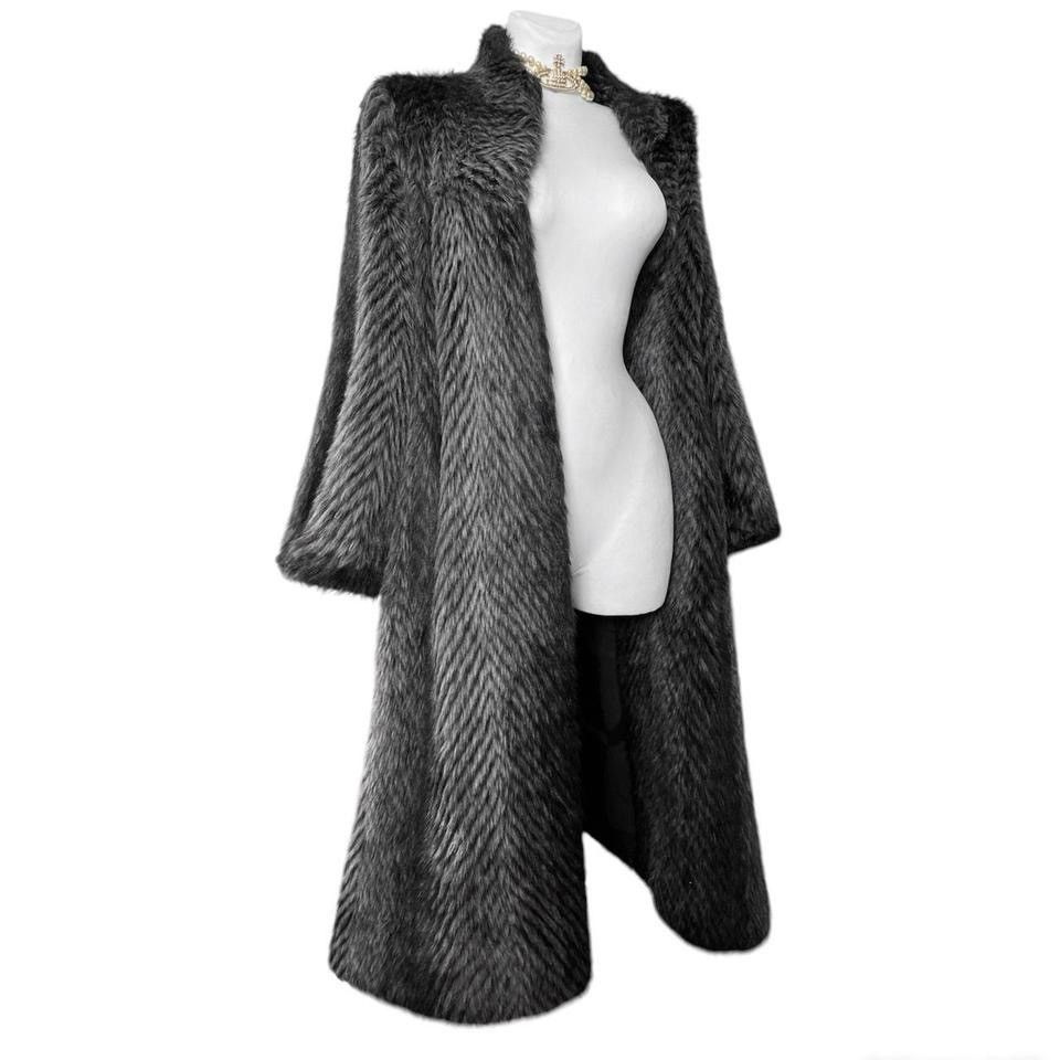 Vintage Iconic maxi vintage faux fur coat Size S / US 4 / IT 40 - 1 Thumbnail