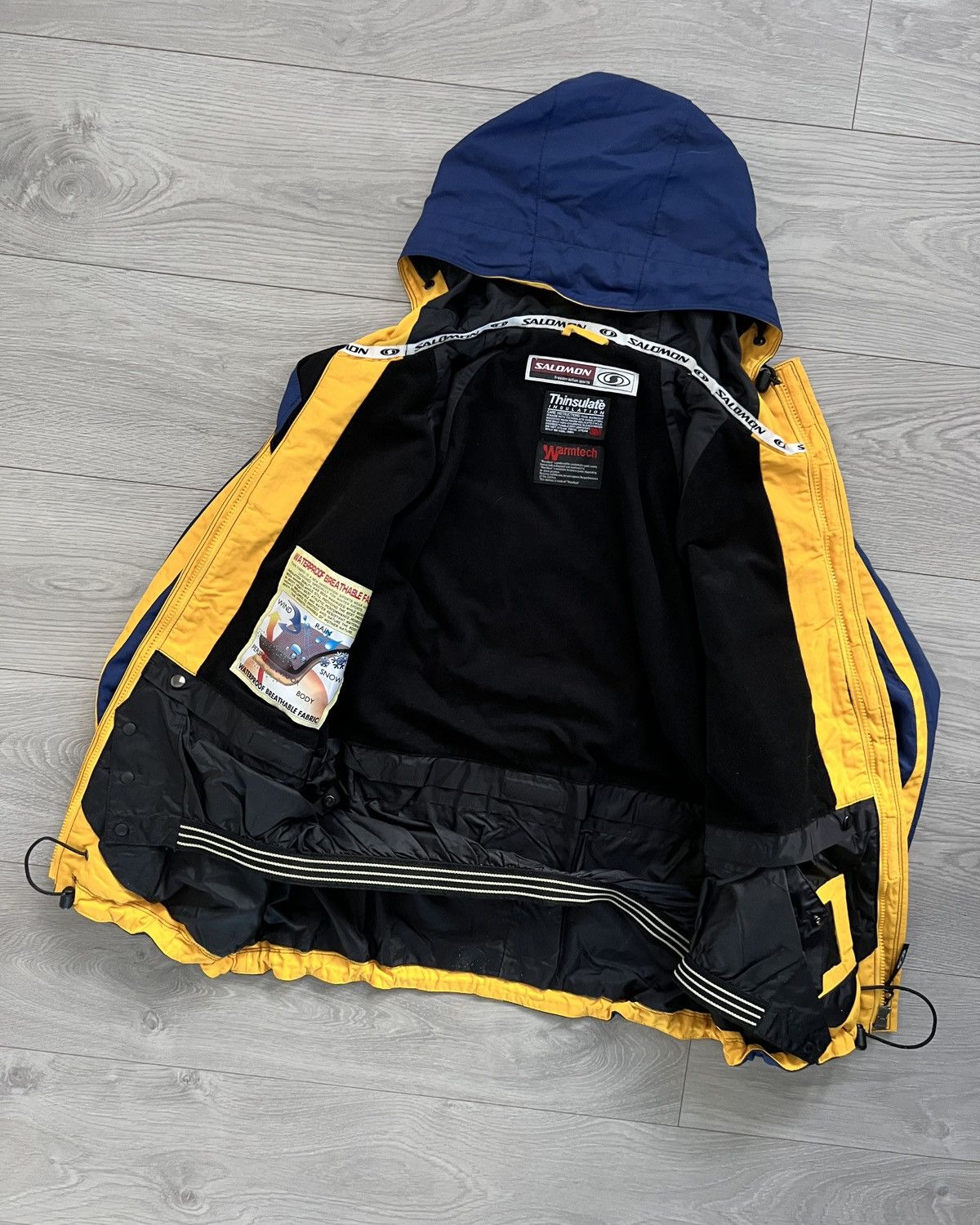 Salomon Salomon 1990s Warmtech Waterproof Jacket Size US S / EU 44-46 / 1 - 8 Thumbnail