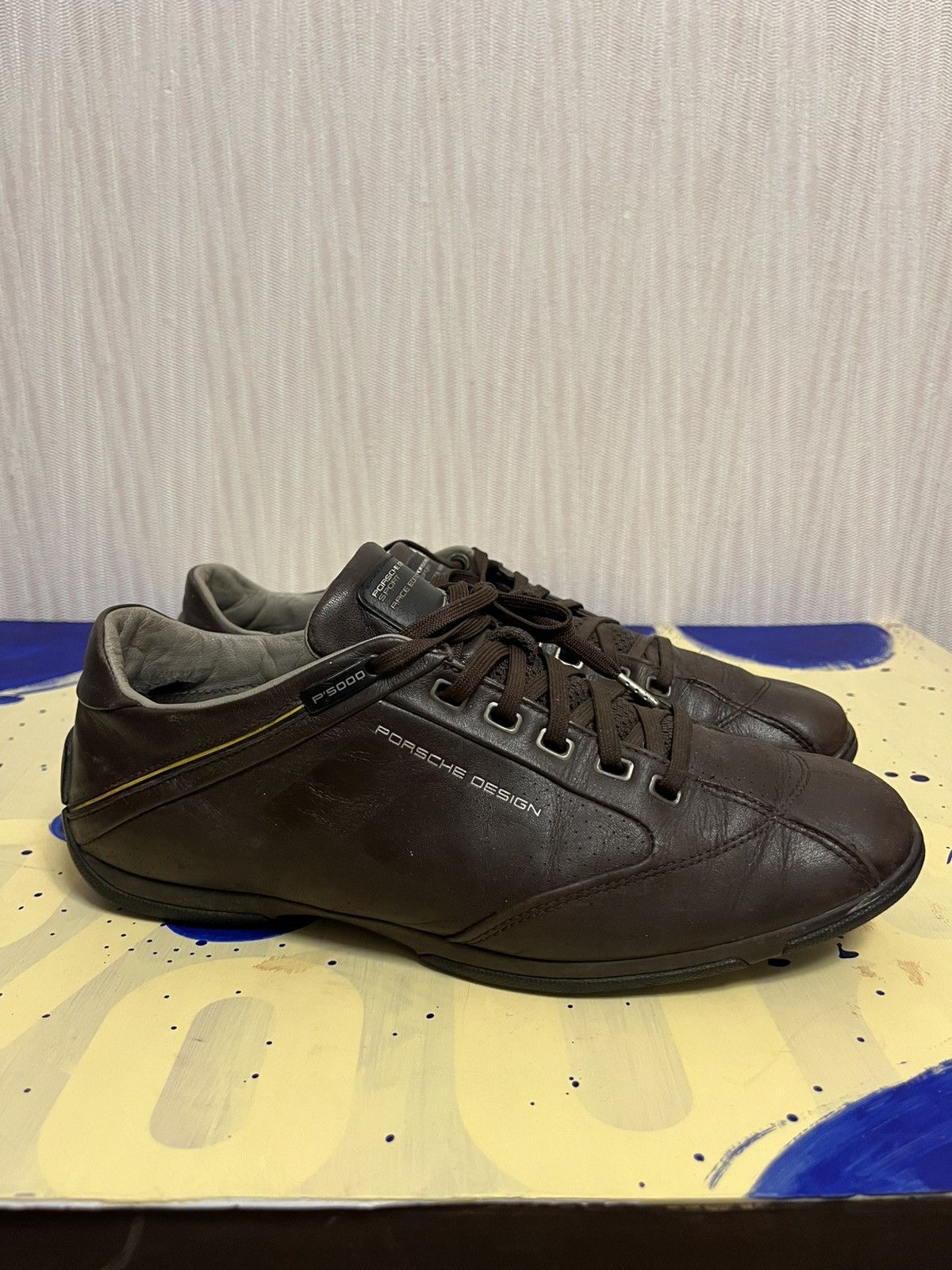 Adidas × Porsche Design VINTAGE race porsche design low pro leather sneakers Size US 7.5 / EU 40-41 - 3 Thumbnail