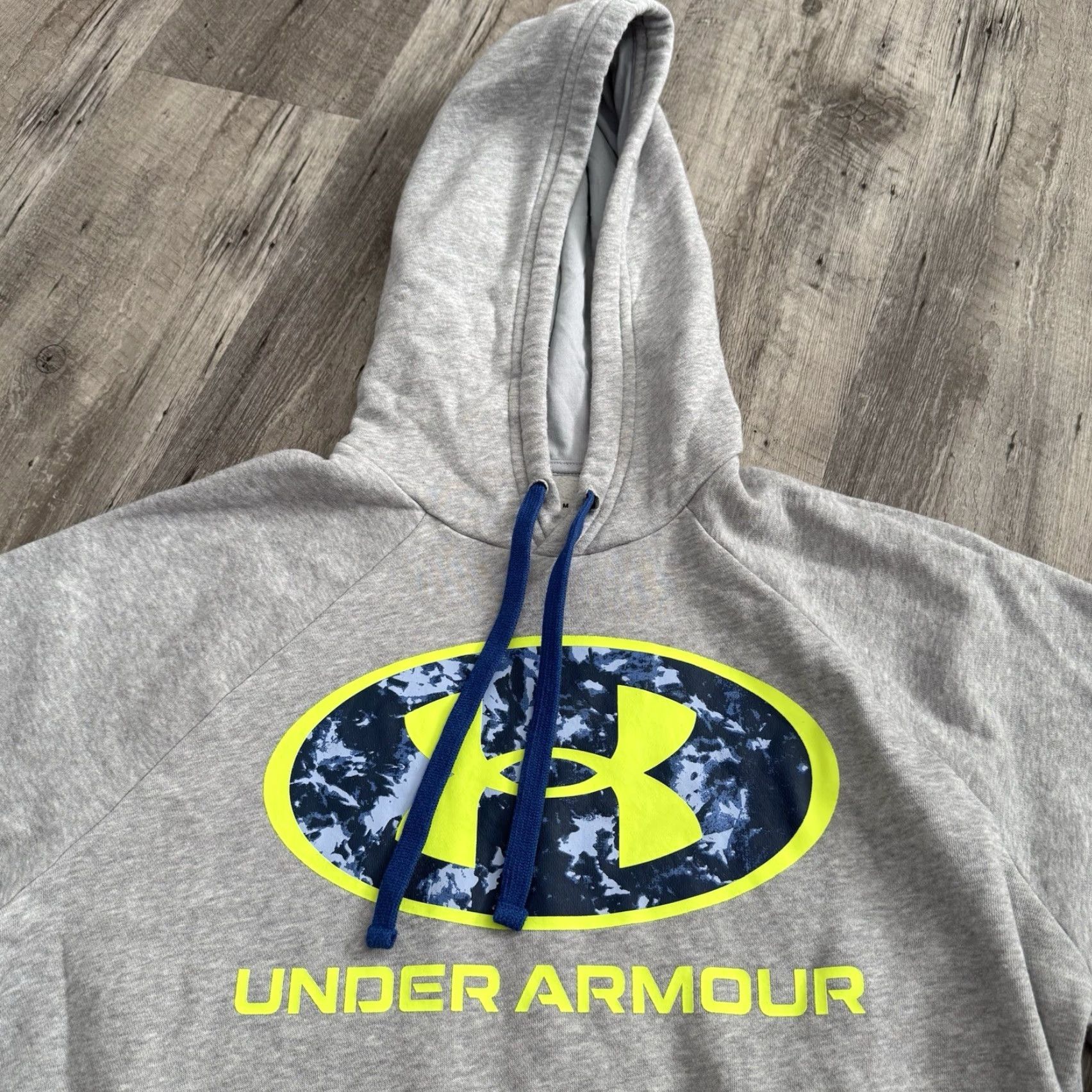 Under Armour Under Armour Hoodie Mens M Gray Pullover Fleece Loose Fit Training Sweatshirt Size US M / EU 48-50 / 2 - 6 Thumbnail