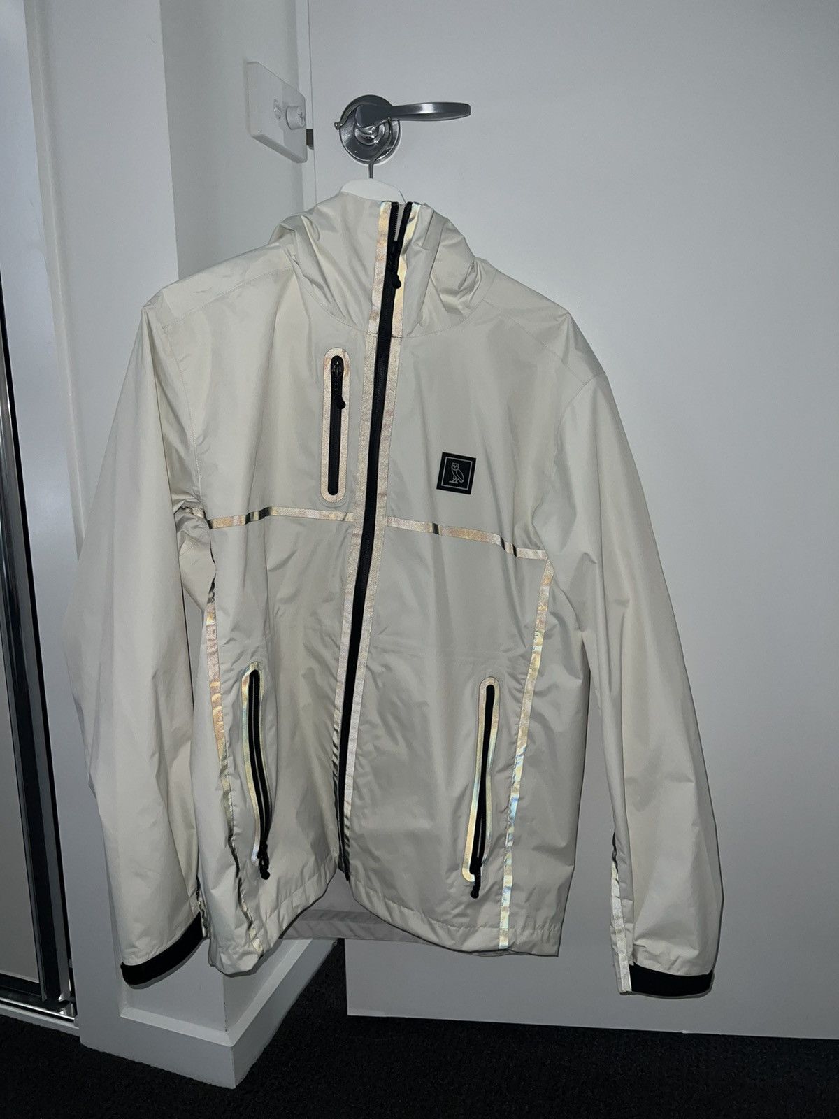October's Very Own OVO REFLECTIVE TAPING RAIN SHELL JACKET Size US M / EU 48-50 / 2 - 3 Thumbnail