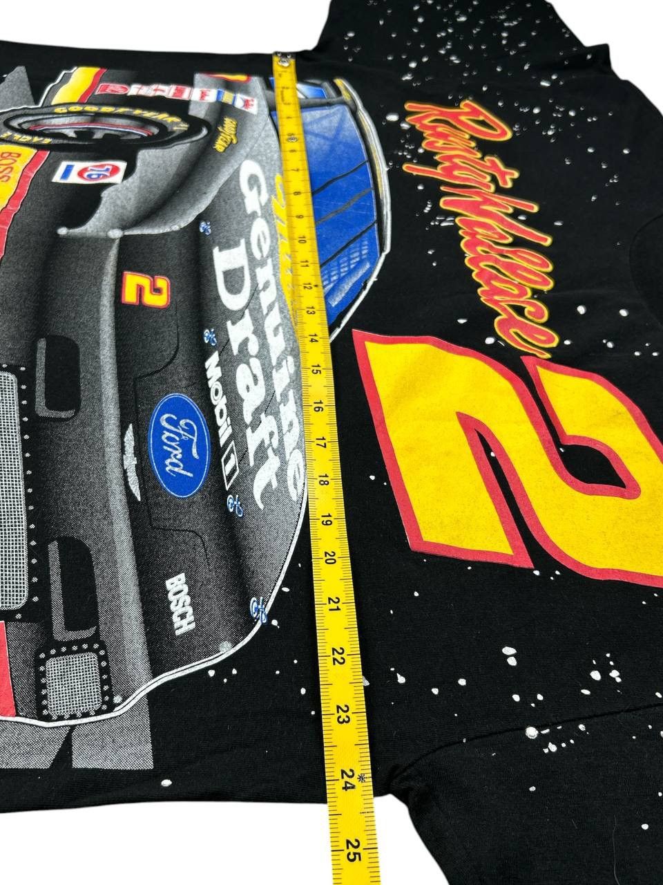 Nutmeg Vintage Nascar Nutmeg Rusty Wallace “Midnight Rider” Tees Size US XL / EU 56 / 4 - 6 Thumbnail