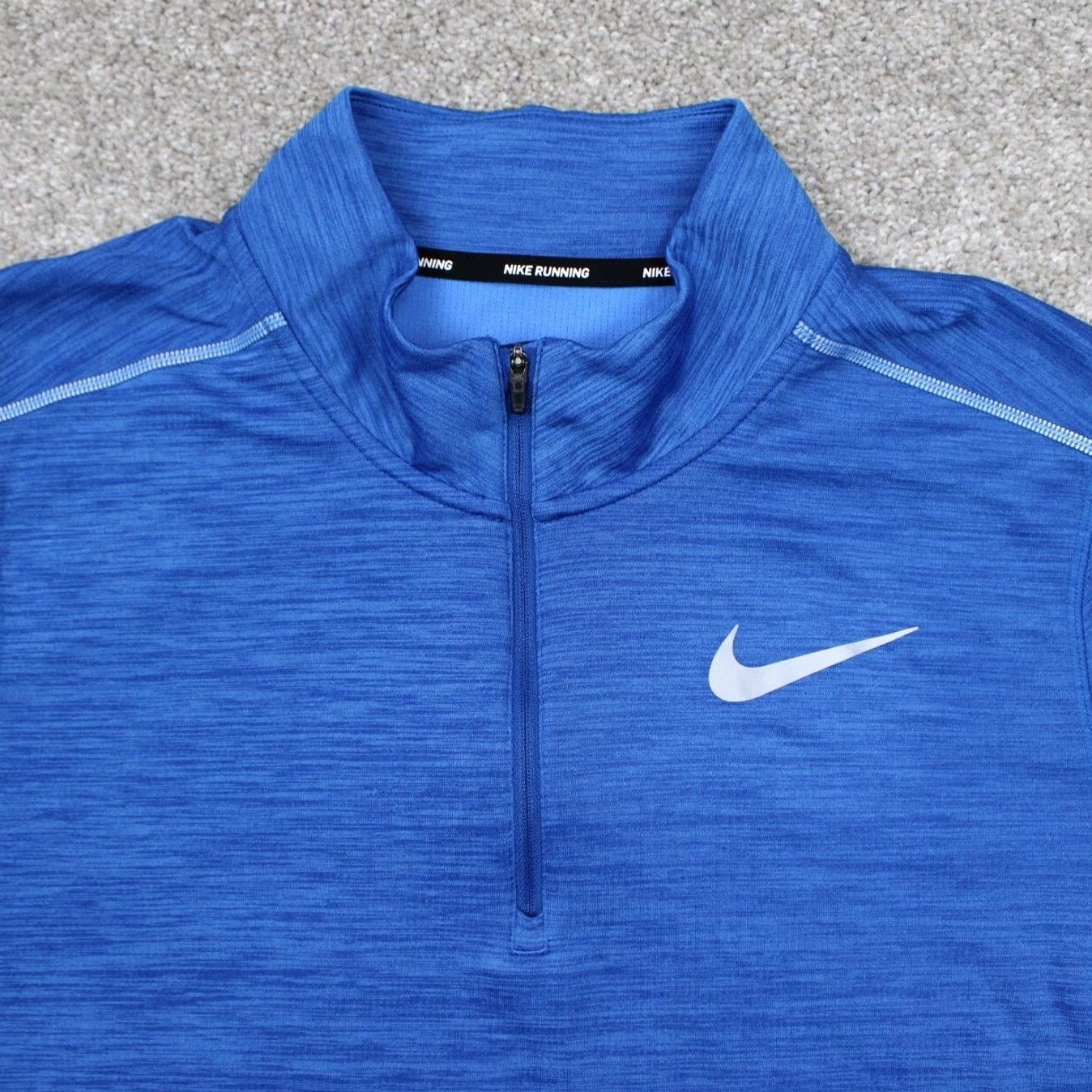 Nike Nike Pacer Sweatshirt Mens Large Blue Dri-Fit 1/2 Zip L/S Pullover Size US L / EU 52-54 / 3 - 5 Thumbnail