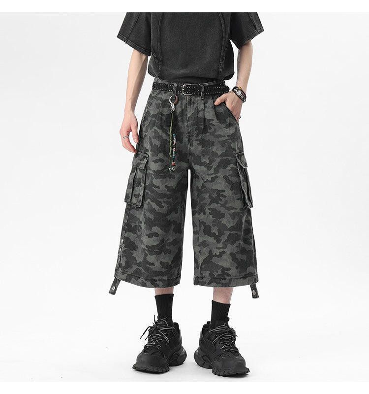Japanese Brand × Vintage Utility military loose baggy skate cargo pants Size US 29 - 1 Thumbnail