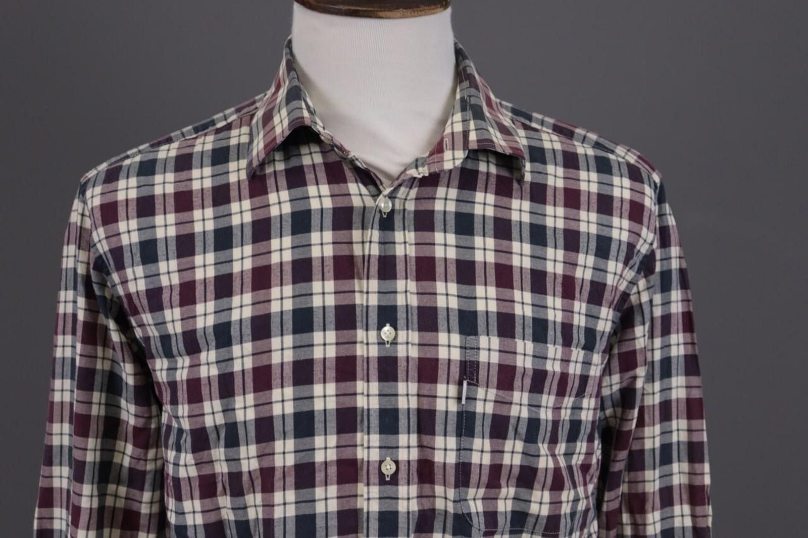 Barbour Barbour Regular Fit Multicolor Check Plaid Shirt Size L Size US L / EU 52-54 / 3 - 2 Thumbnail