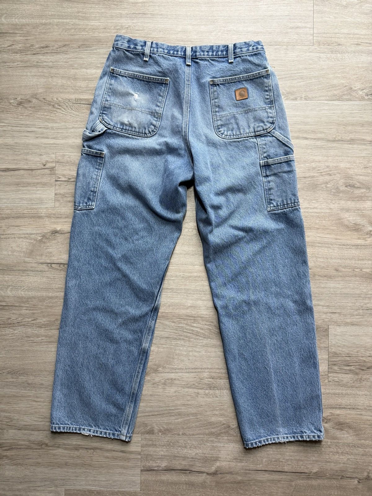 Carhartt Vintage Carhartt Distressed Denim Size US 34 / EU 50 - 2 Thumbnail