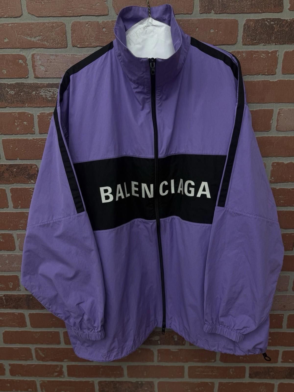 Balenciaga Balenciaga Track Jacket - Purple Size 34 $1250 Retail Size US XL / EU 56 / 4 - 2 Thumbnail