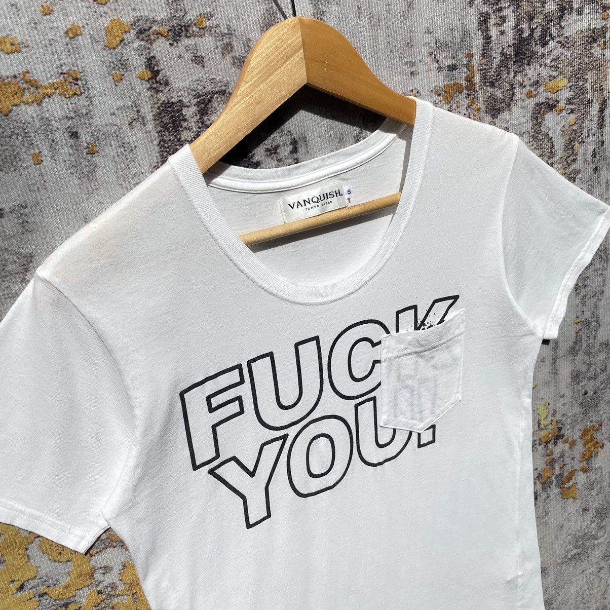 Japanese Brand × Vanquish Vanquish Tokyo Japan Pocket Shirt Spellout FUCK YOU Vanquish Size US S / EU 44-46 / 1 - 6 Thumbnail