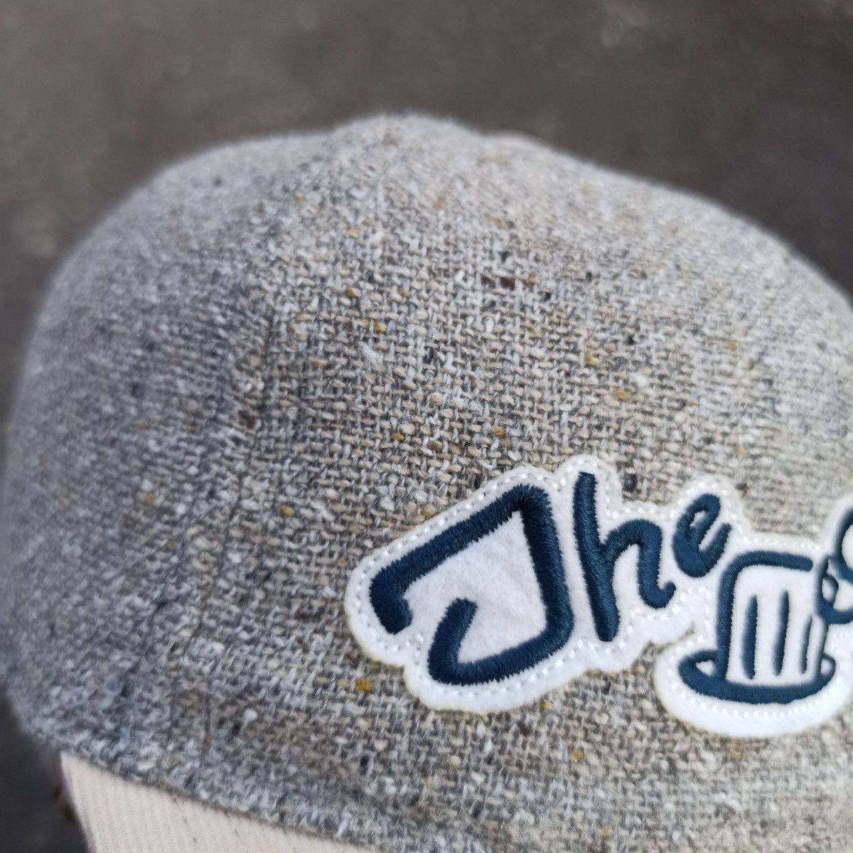 Japanese Brand Unique materials. Snapbacl The sibber hat by ungrid Size 38 - 10 Thumbnail
