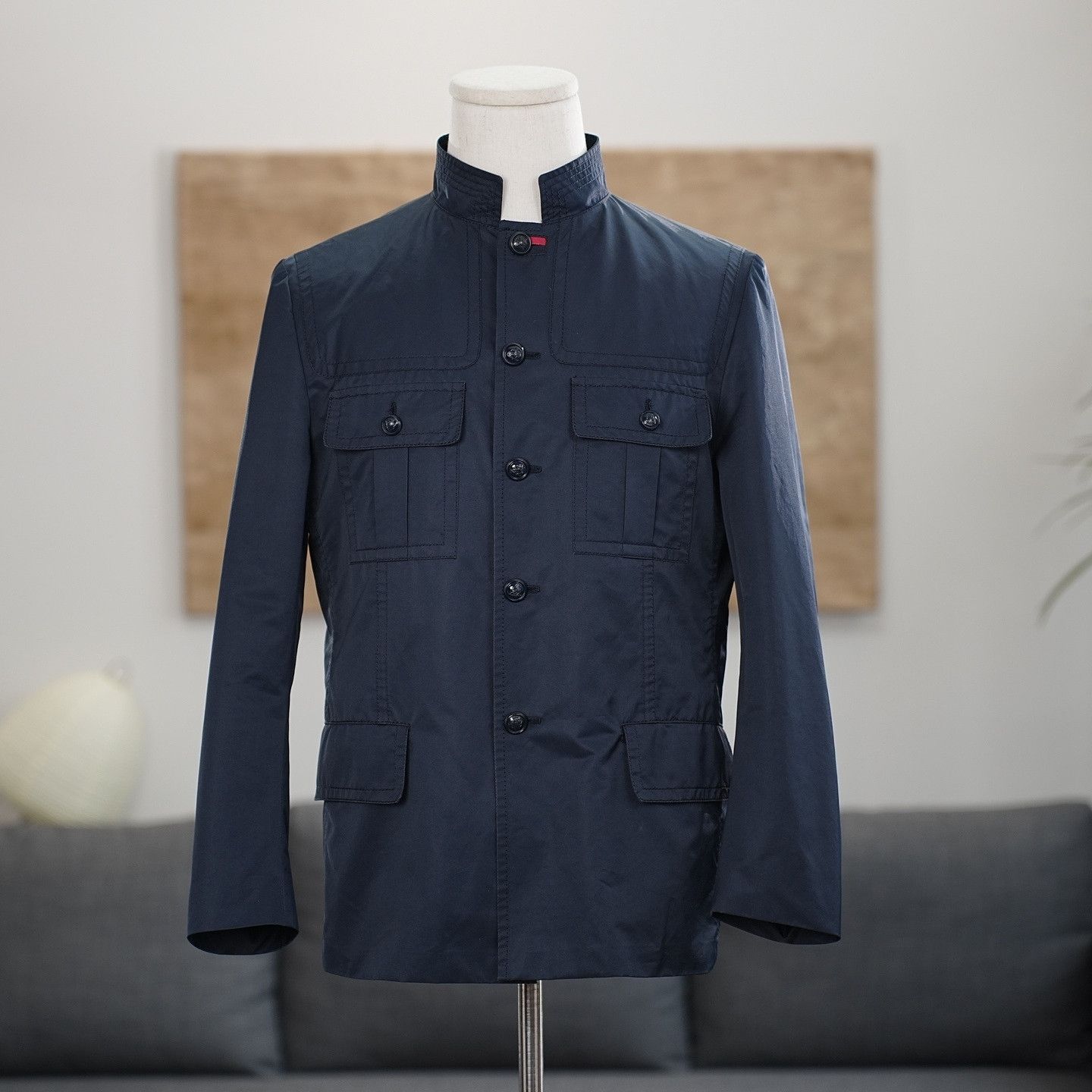 Gucci Gucci Military Jacket Blue Size 50 Size US M / EU 48-50 / 2 - 1 Thumbnail