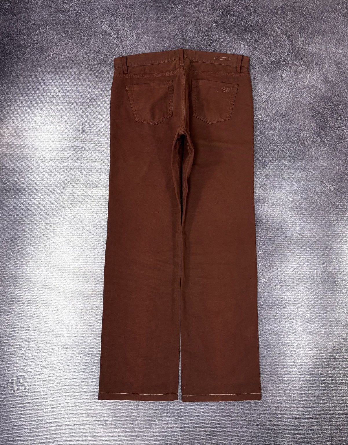 Bottega Veneta Bottega Veneta Men’s Relaxed Loose Fit Coral Brown Jeans Size US 36 / EU 52 - 2 Thumbnail
