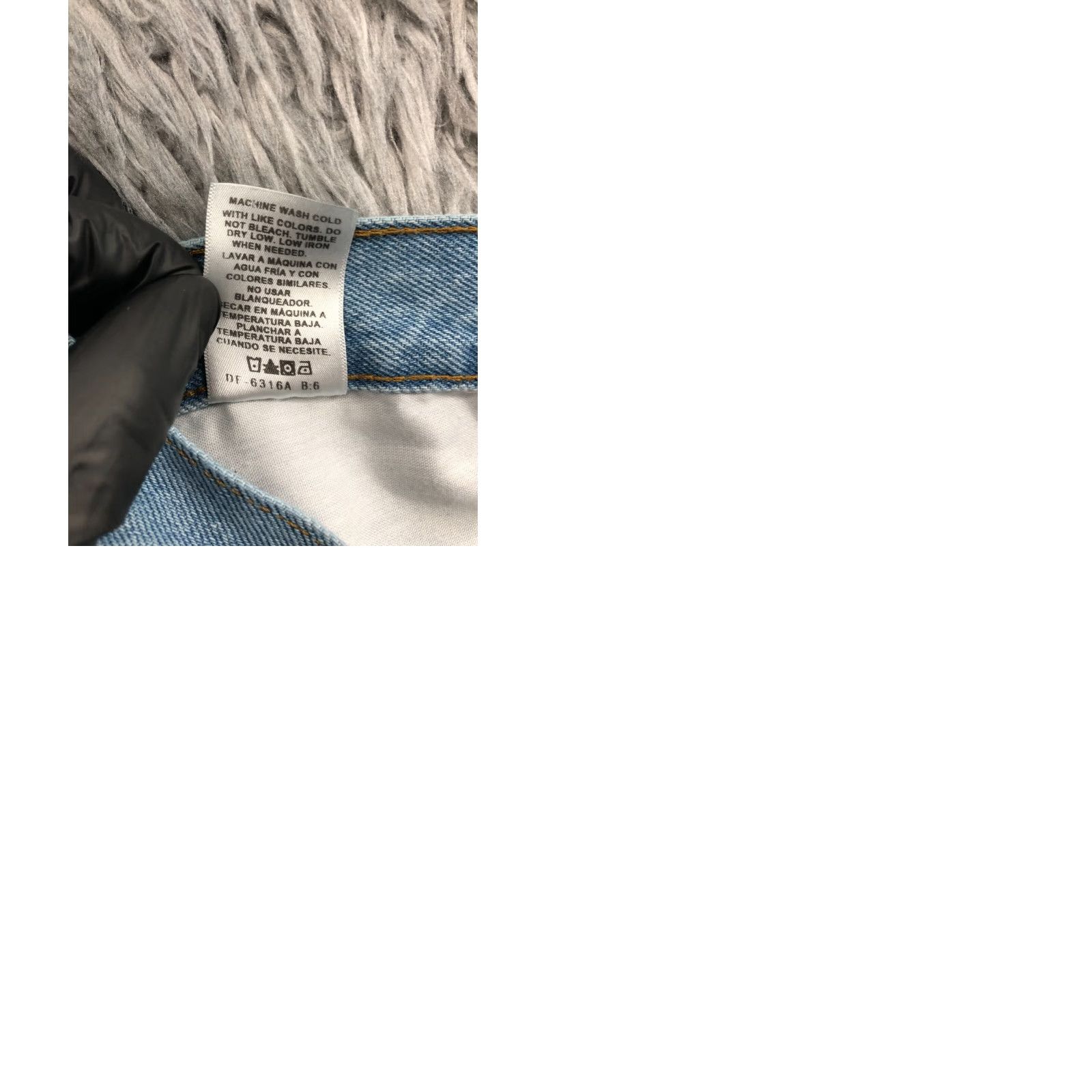 George George Jeans Mens 29x30 Regular Mid Stone Blue 5-Pocket Denim Straight Blah Size US 29 - 9 Thumbnail