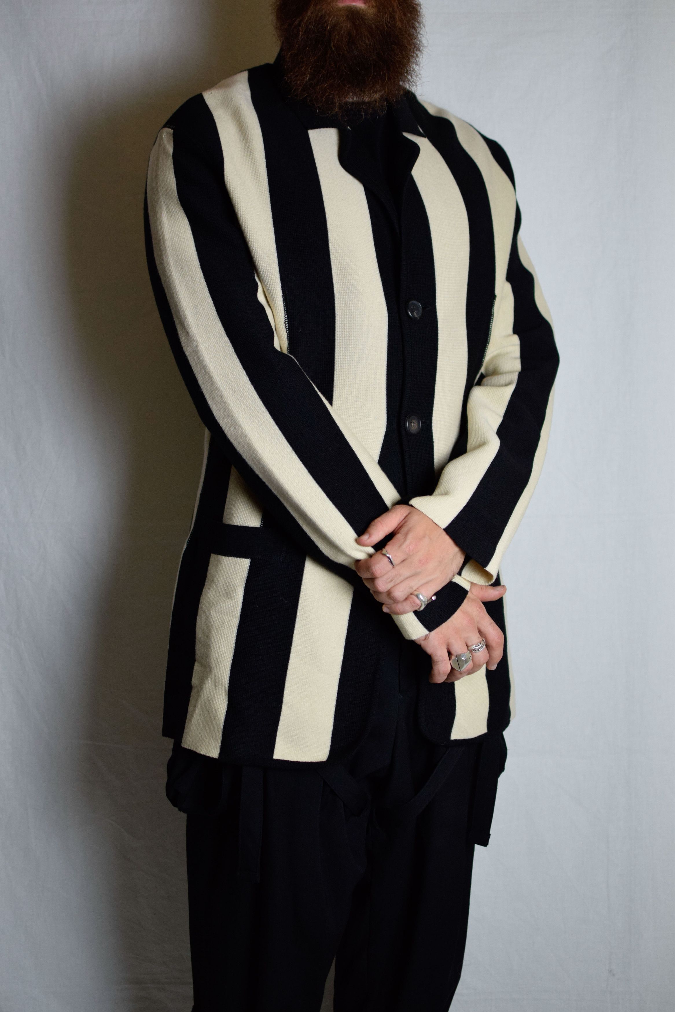 Yohji Yamamoto YYPH Archive Striped Blazer Size 50R - 1 Thumbnail