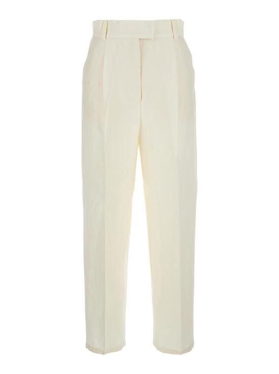 Max Mara MAX MARA Women Straight Pants 2511131019600001 White Size 27" / US 4 / IT 40 - 1 Thumbnail