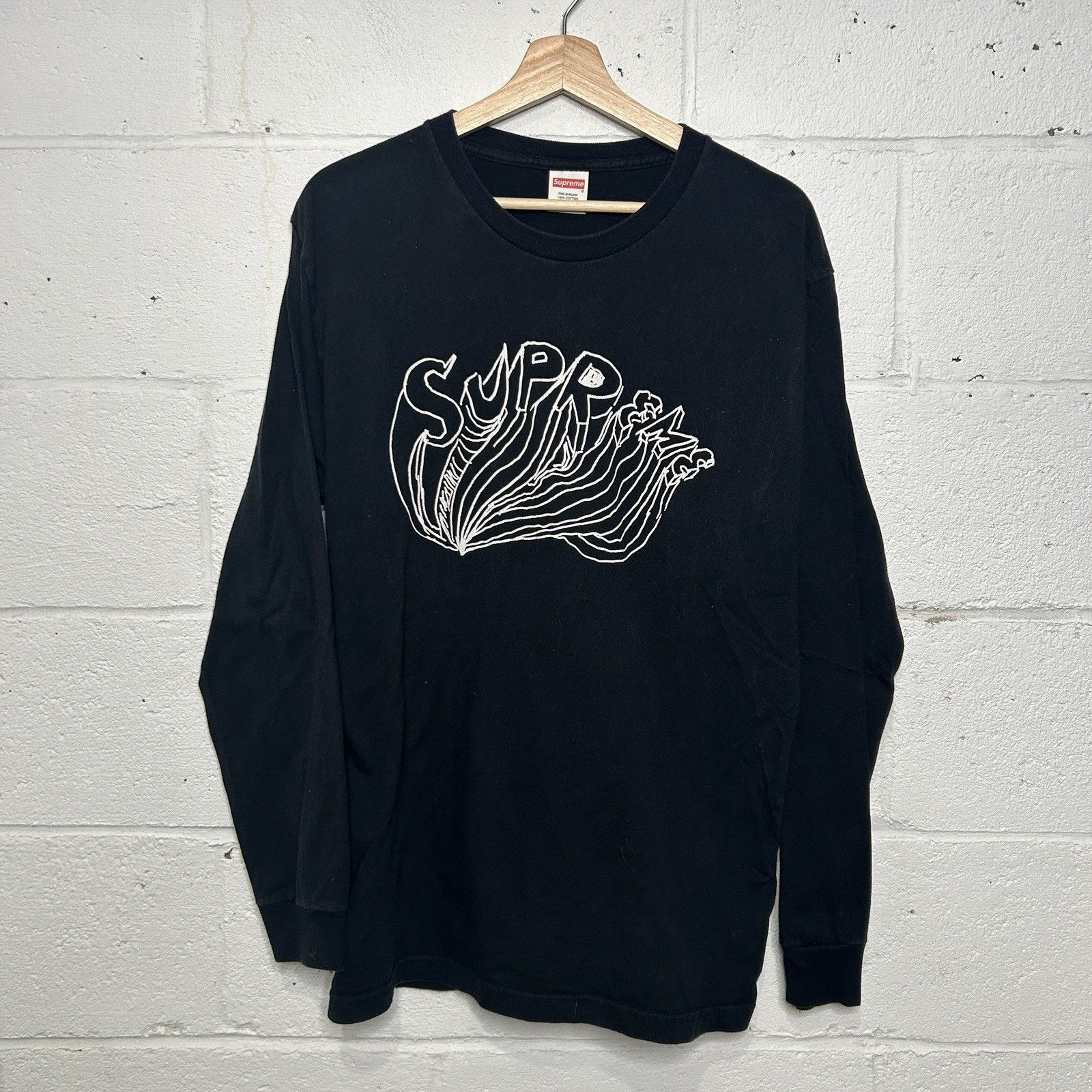 Supreme Supreme Daniel Johnston Doodle Long Sleeve T-Shirt “Black” Size US L / EU 52-54 / 3 - 1 Thumbnail