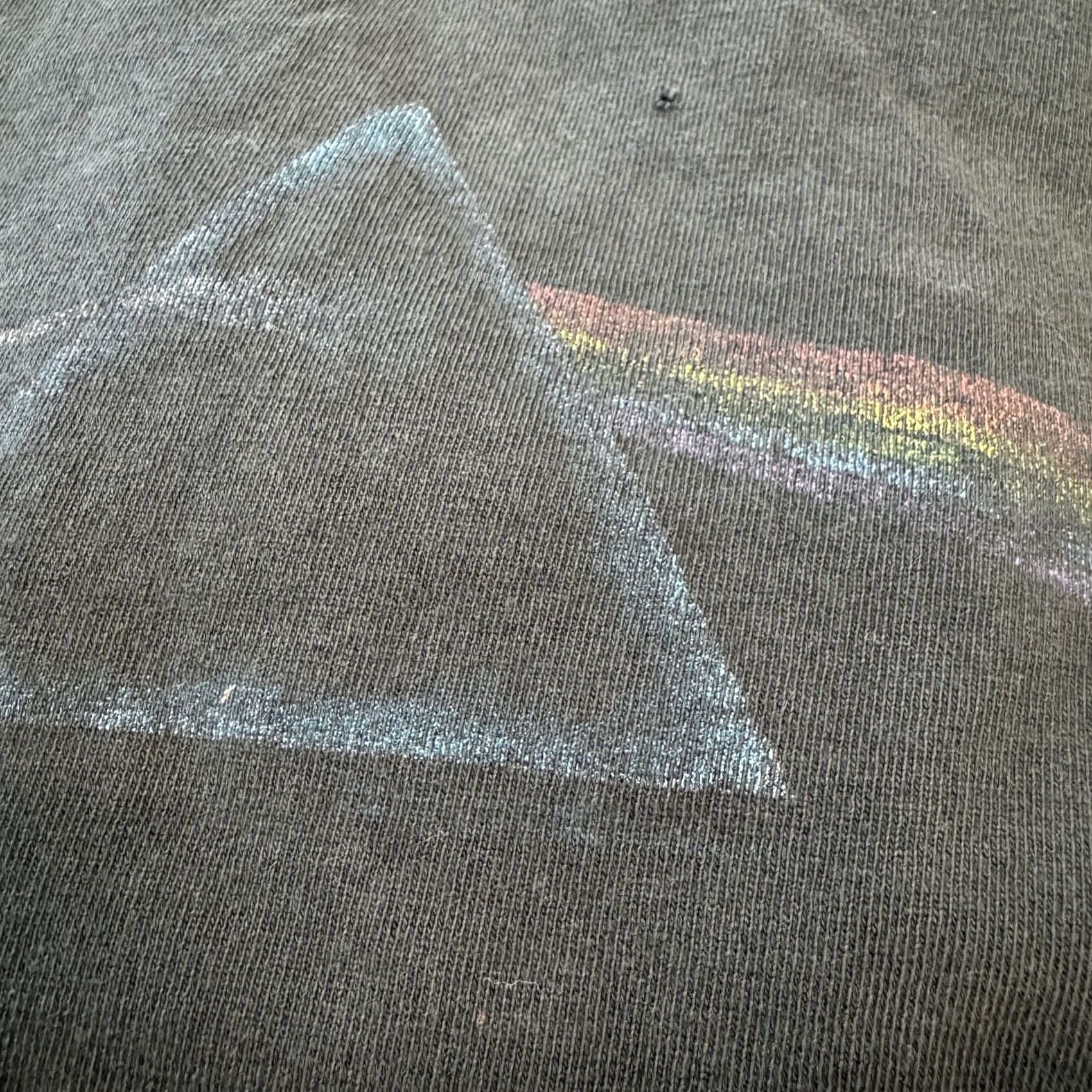 Vintage VINTAGE Pink Floyd Dark Side Of The Moon Black Sun Faded Graphic Tee XL Men Medium? Size US XL / EU 56 / 4 - 3 Thumbnail
