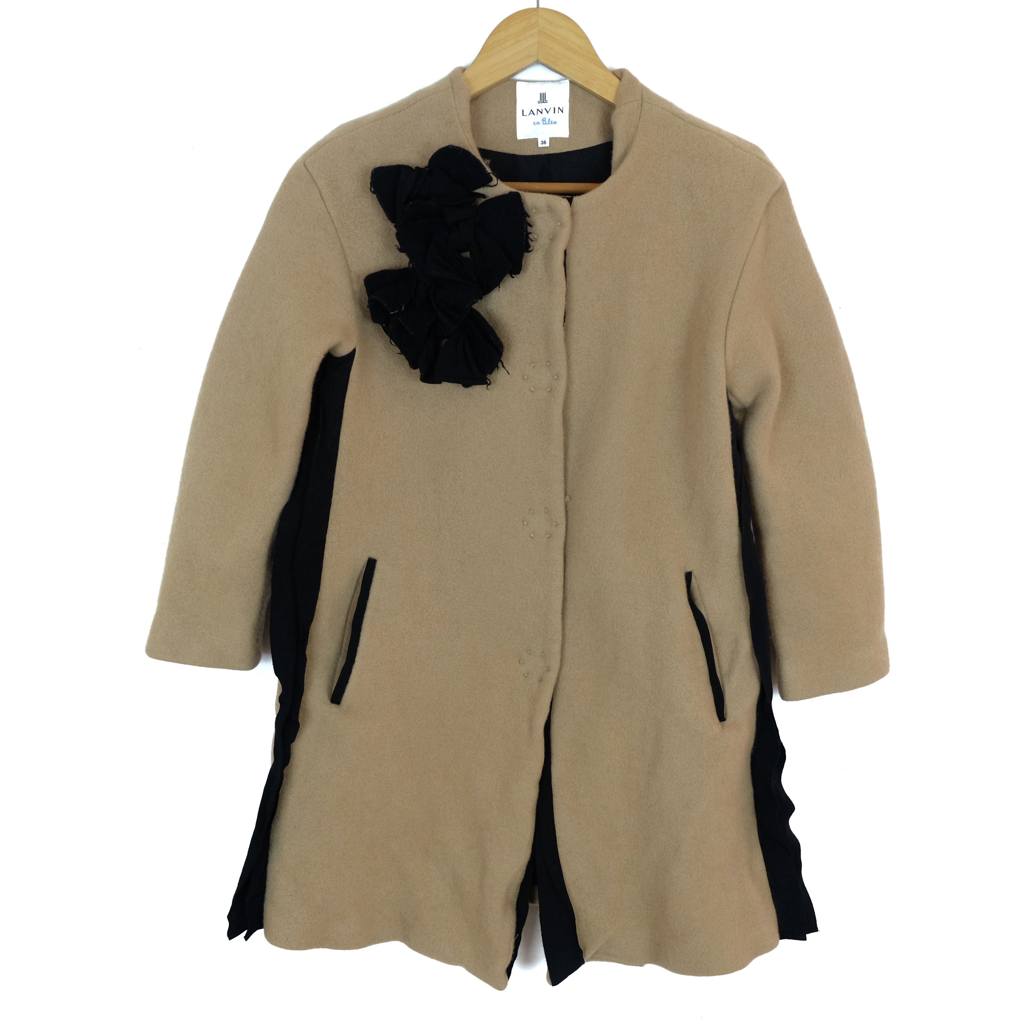Lanvin LANVIN Coat Wool Jacket Harajuku Style Size S / US 4 / IT 40 - 2 Thumbnail