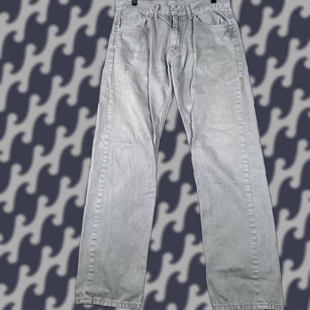 Levi's Levi's 505 Jeans Mens W32 L32 Grey Straight Regular Inseam 32 Denim Cotton Pant Vintage Y2K Mens Size US 32 / EU 48 - 1 Thumbnail
