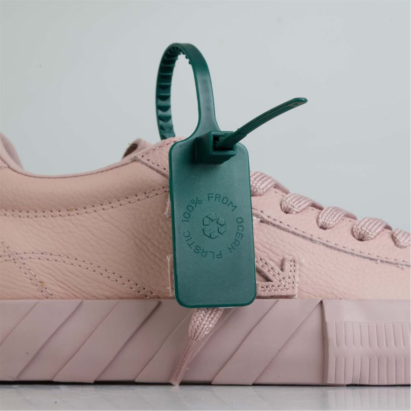 Off-White o1g2r1mq0125 Calf Leather Trainers in Pink Size US 4.5 / IT 34.5 - 5 Thumbnail